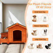 Fir Wood Cat & Dog House