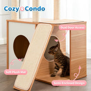 Indoor Wooden Cat Climbing Frame