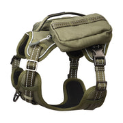 High-Performance Tactical Dog Harness with Backpack