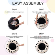 Donut Polka Dot Cat Bed