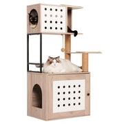 All-in-One Cat Tree with Litter Box Enclosure