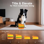 5-in-1 Hamburger Pet Bowl Set
