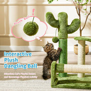 Cactus-Shaped Cat Scratching Post