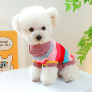 Pet Colorful Striped Sweater