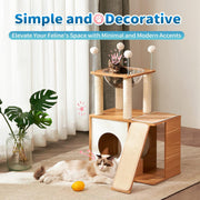 Indoor Wooden Cat Climbing Frame