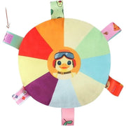 Plush Dog Flying Disc & Interactive Chew Toy