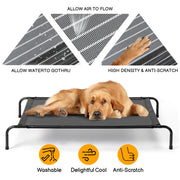 Elevated Dog Bed – Durable Mesh Pet Cot for Indoor & Outdoor Comfort