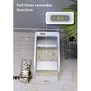 Smart Litter Box with Wide Opening