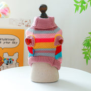 Pet Colorful Striped Sweater