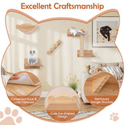 4-Piece Wall-Mounted Cat Furniture Set
